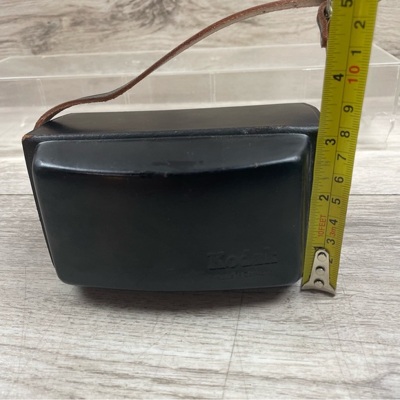 Vintage Kodak Germany Camera Case Black Leather #87189 - Picture 10 of 11